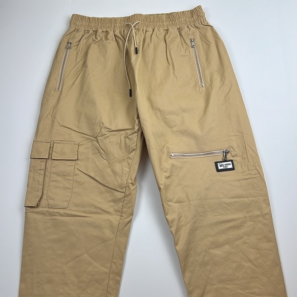 NWOT Well Known Studios Mens Drawstring Cargo Jogger Sweatpants Size Large - Picture 4 of 7